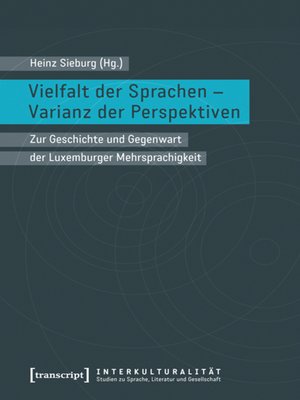cover image of Vielfalt der Sprachen--Varianz der Perspektiven